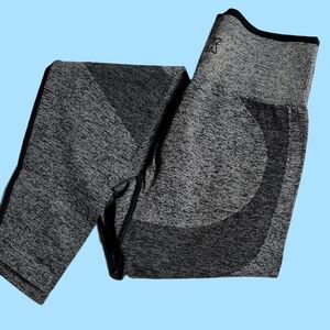 PINK Black and Gray Seamless Marl Sport Legging XS